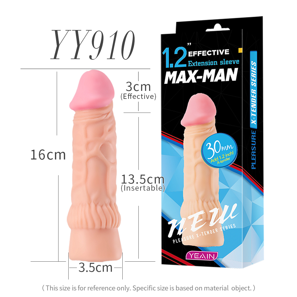 Hollow TPE sleeve for penis -Y910