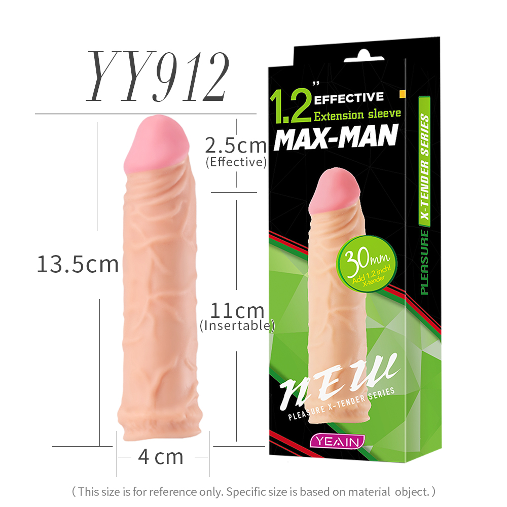 Hollow TPE sleeve for penis -Y912