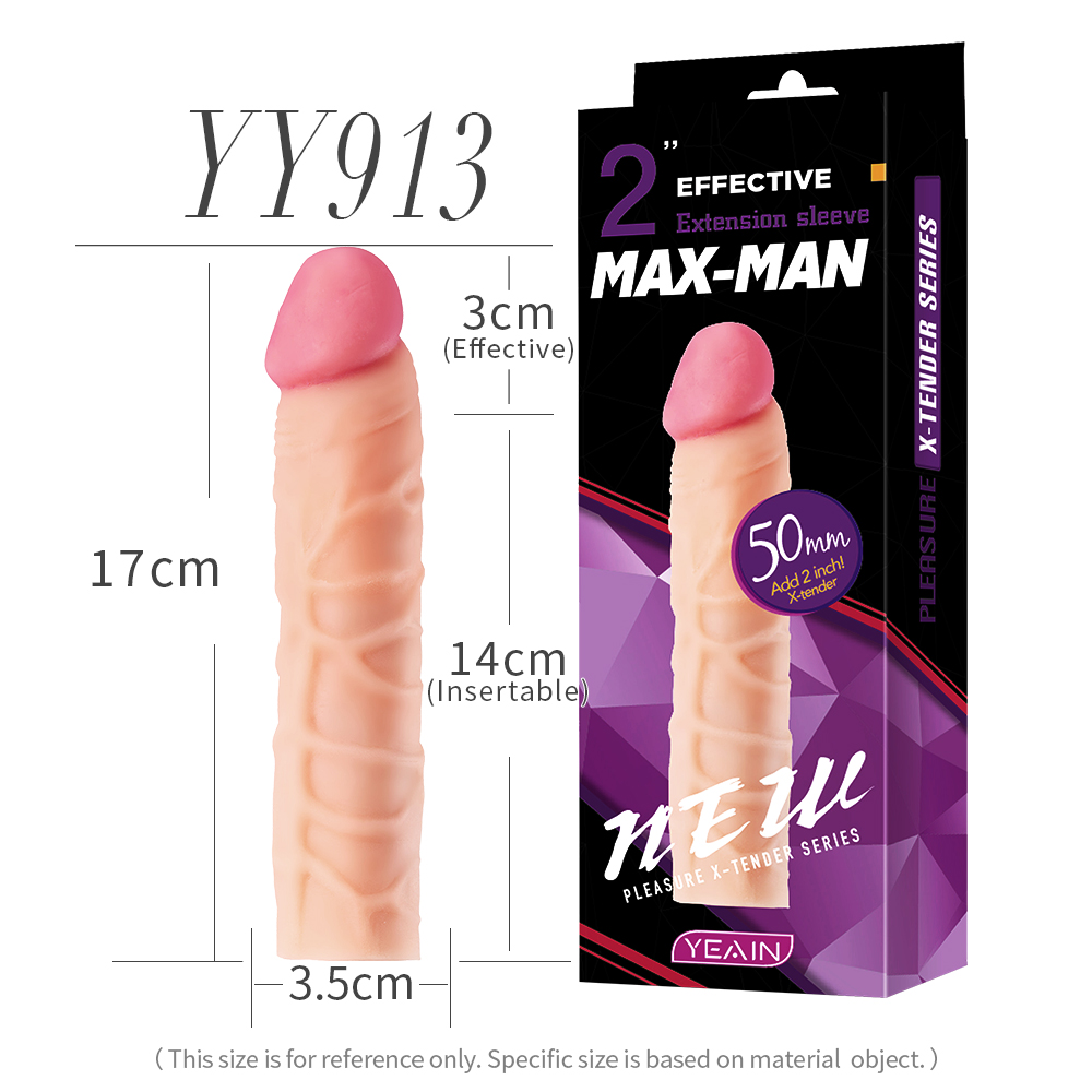 Hollow TPE sleeve for penis -Y913