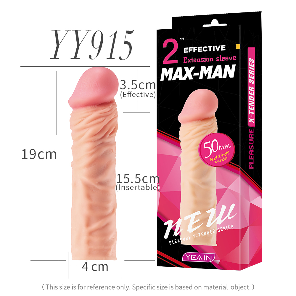Hollow TPE sleeve for penis -Y915