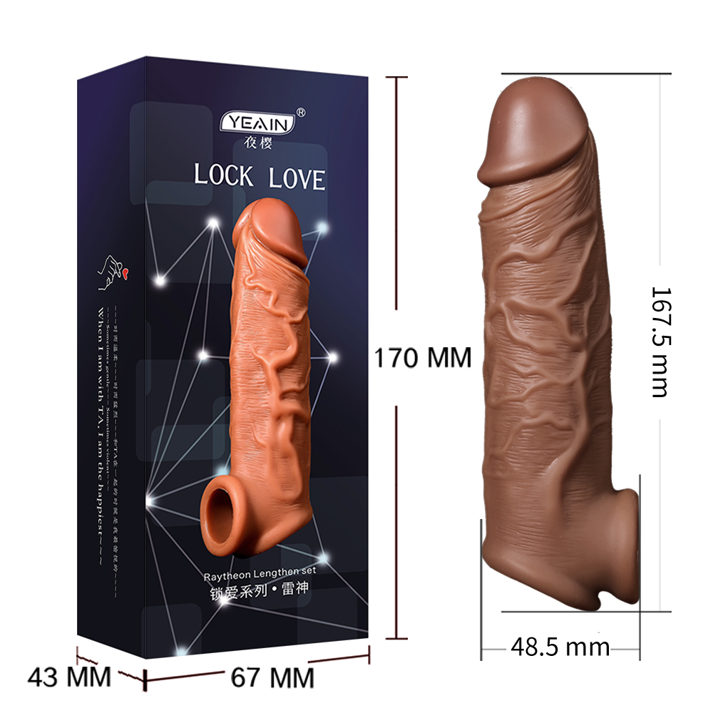 liquid silicone penis extension sleeve