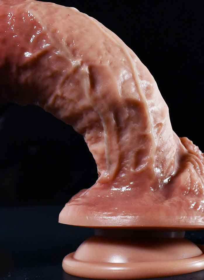 Big Mushroom Head Silicone Dildo 8.07 inch