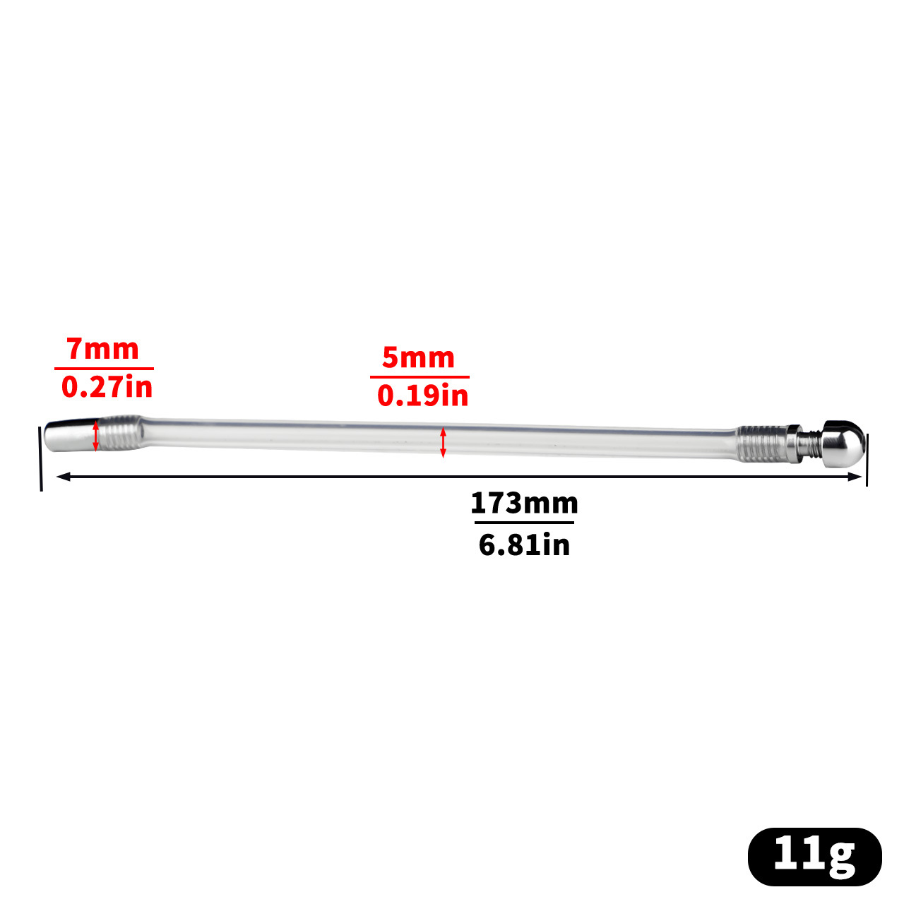 + silicone tube