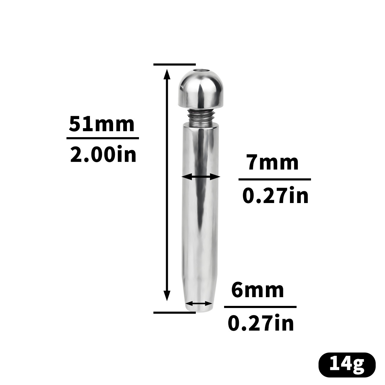 + metal tube