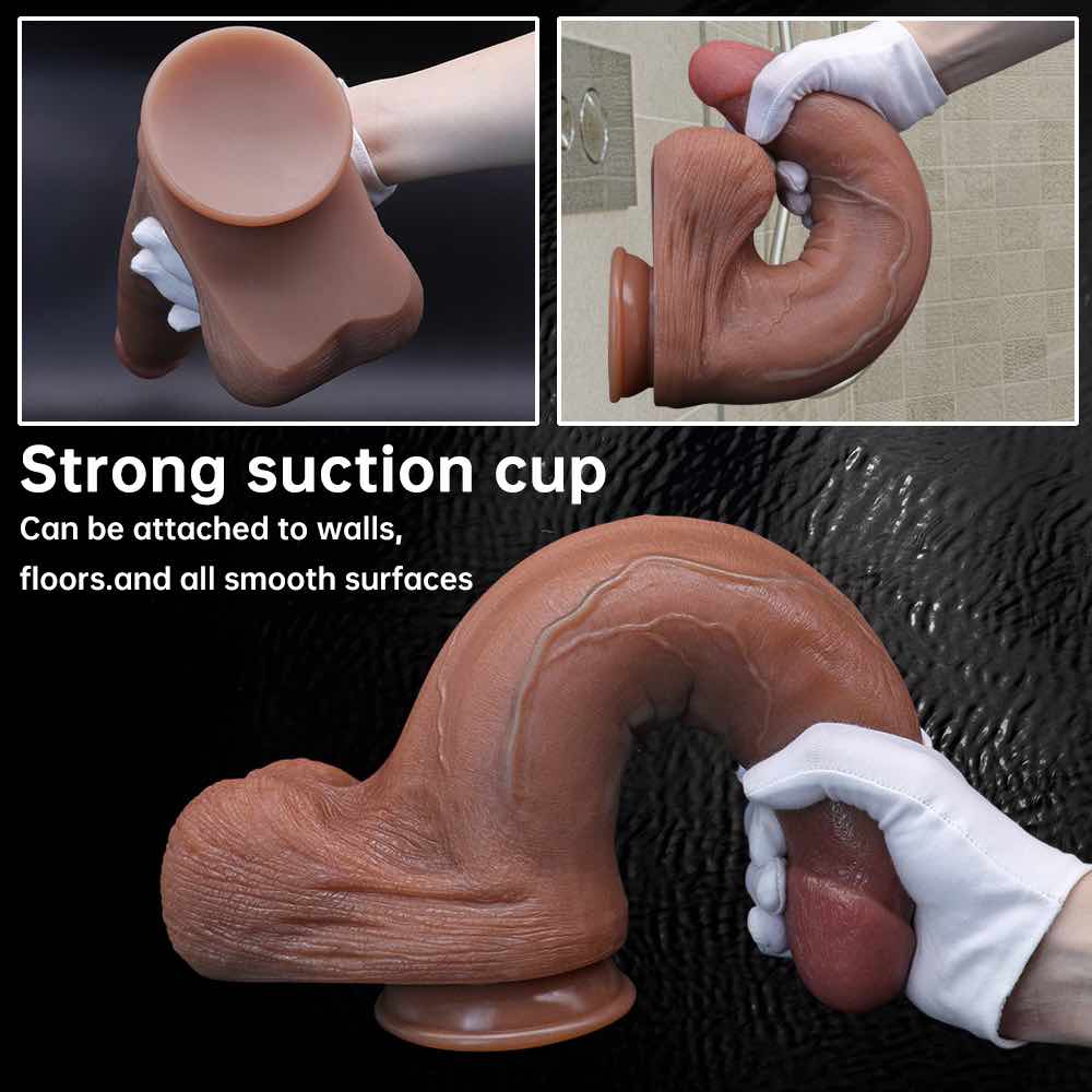 Realistic Silicone XXL Big Dildo 13.38 inch / 34cm