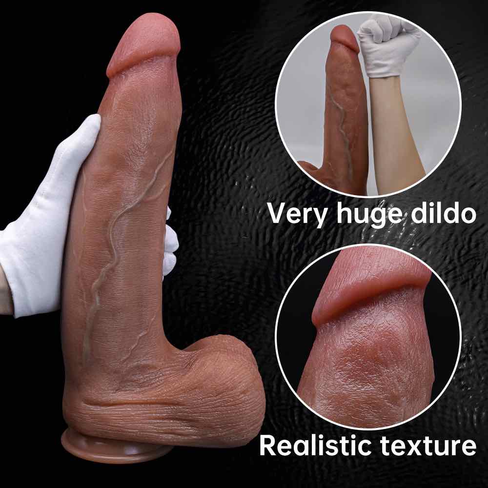 Realistic Silicone XXL Big Dildo 13.38 inch / 34cm