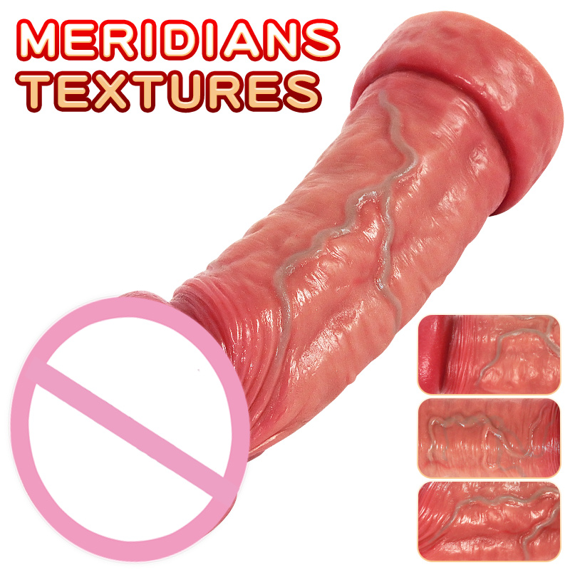 Mushroom Head 6.7 inch / 9 inch / 10.2 inch Realistic Dildo