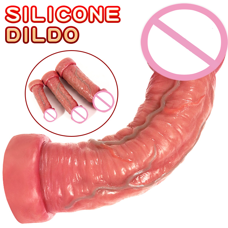 Mushroom Head 6.7 inch / 9 inch / 10.2 inch Realistic Dildo
