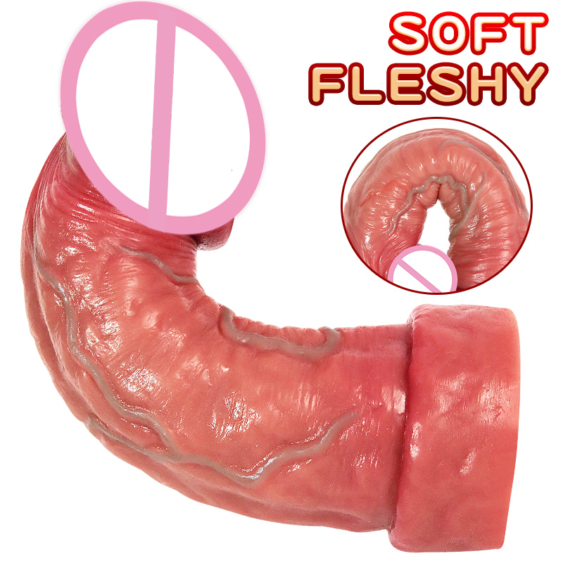 Mushroom Head 6.7 inch / 9 inch / 10.2 inch Realistic Dildo