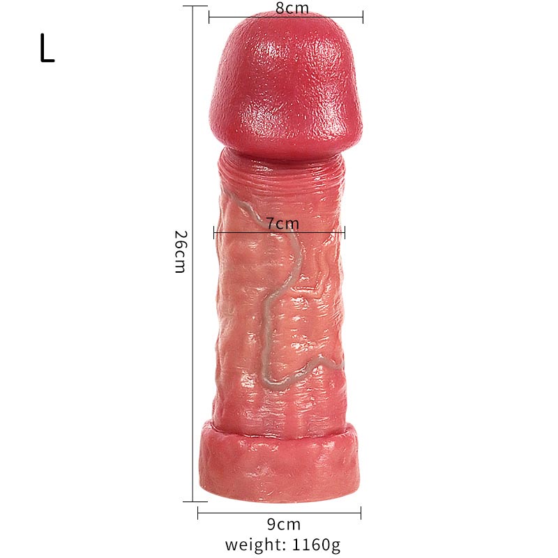 Mushroom Head 6.7 inch / 9 inch / 10.2 inch Realistic Dildo