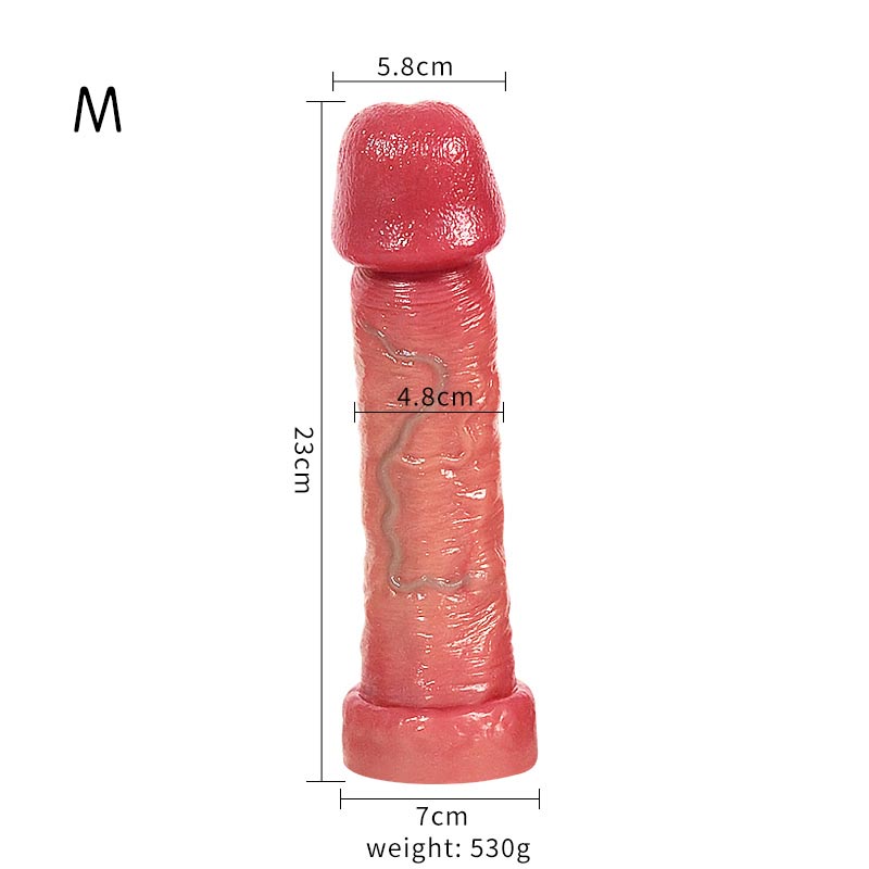 Mushroom Head 6.7 inch / 9 inch / 10.2 inch Realistic Dildo