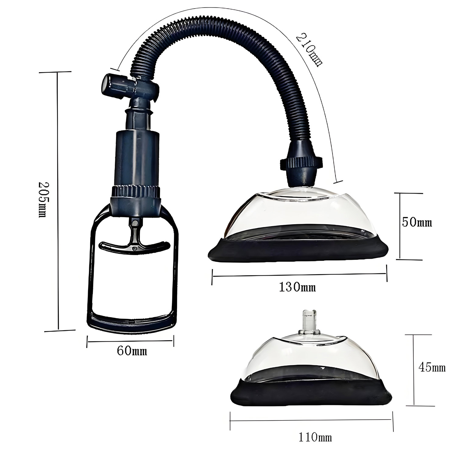 5 pcs breast pump pussy pump for women