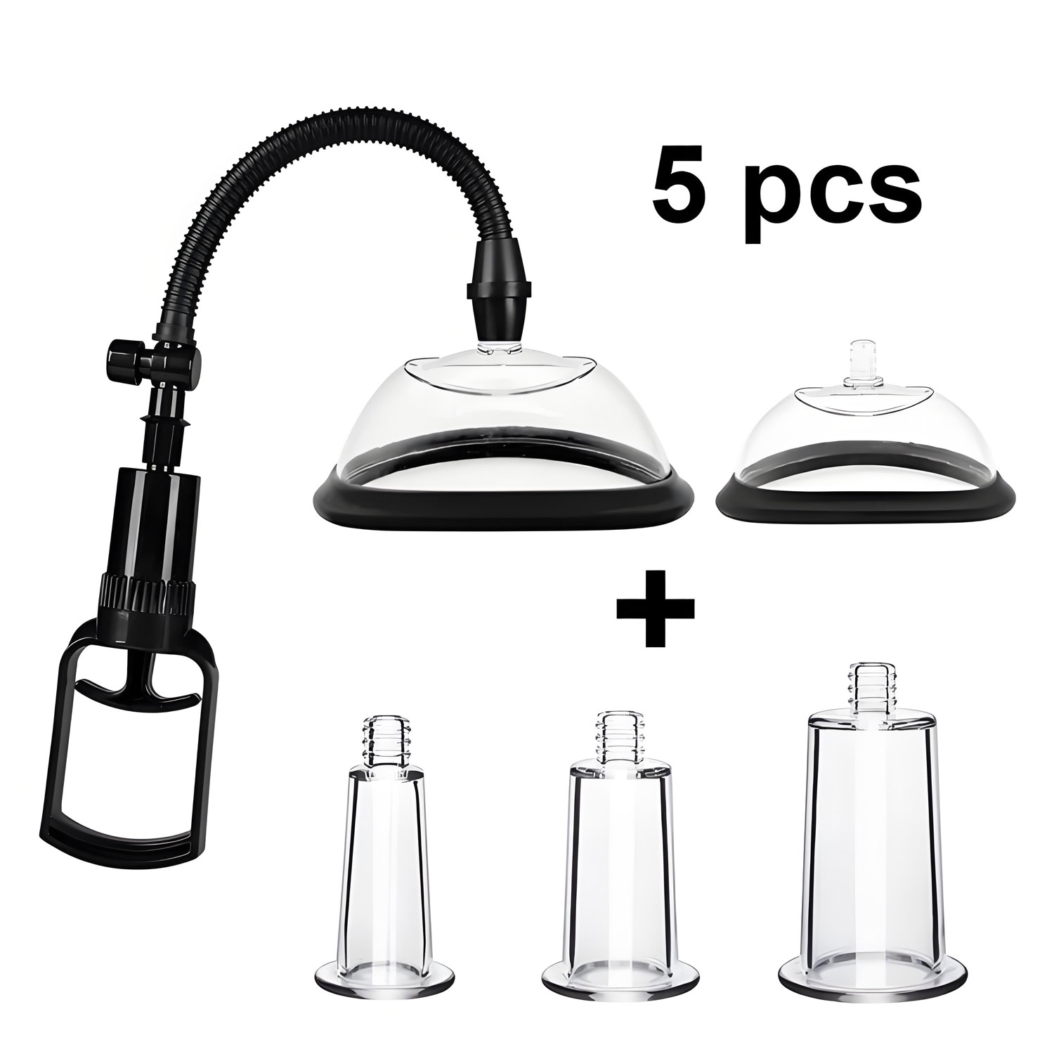 5 pcs breast pump pussy pump for women