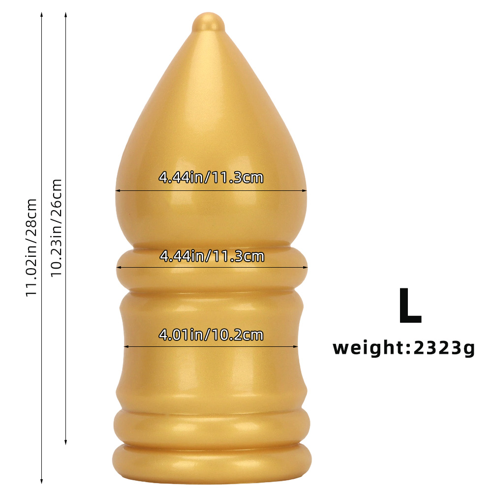 Huge Anal Plug Enlarges The Anus Big Dildo