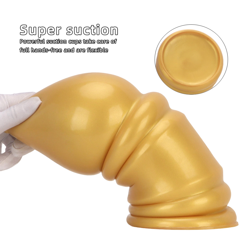 Huge Anal Plug Enlarges The Anus Big Dildo