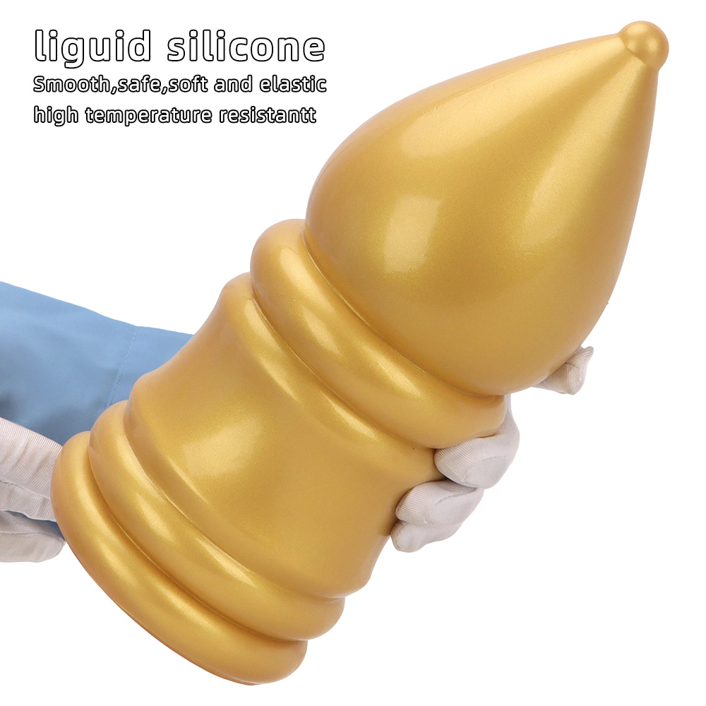 Huge Anal Plug Enlarges The Anus Big Dildo