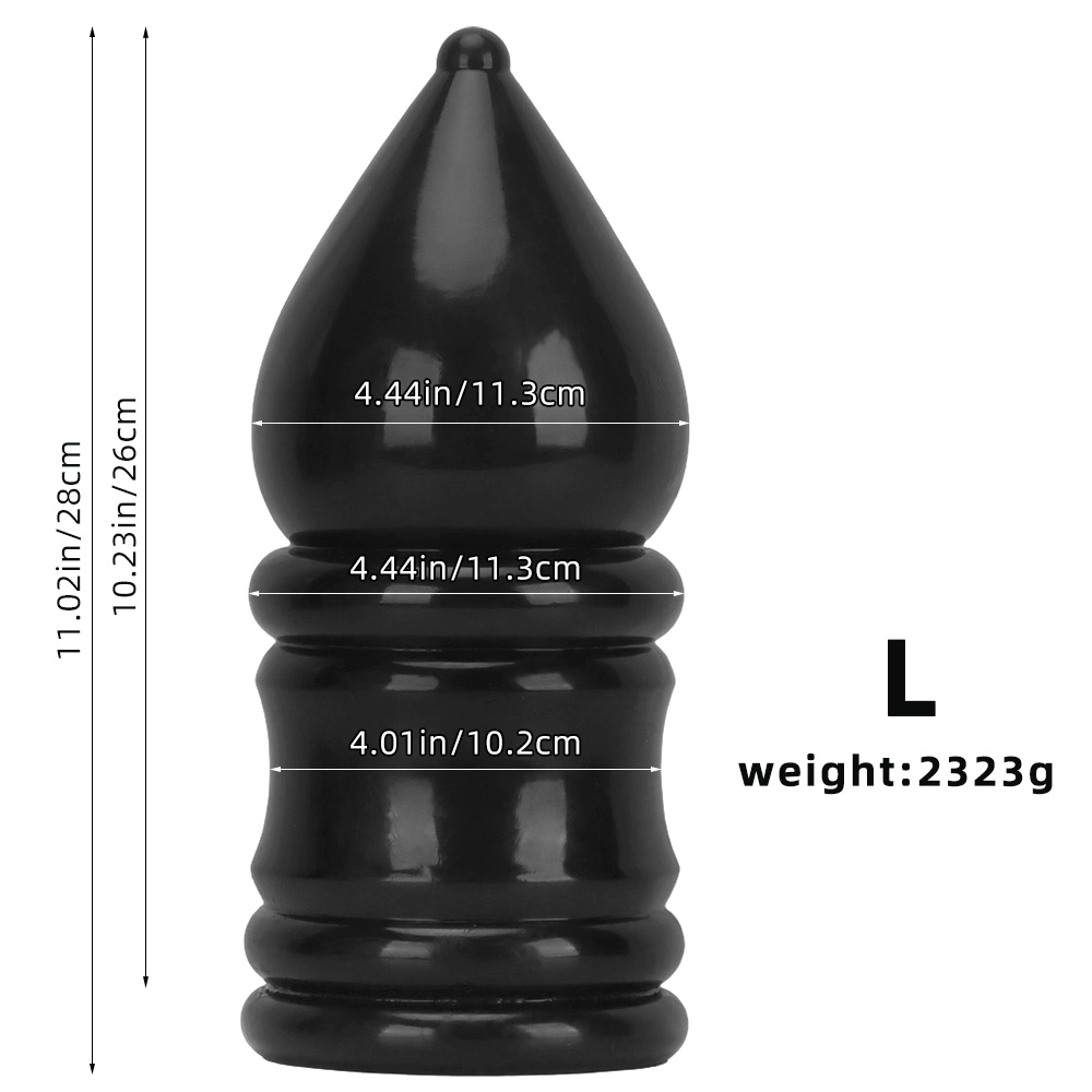 Huge Anal Plug Enlarges The Anus Big Dildo