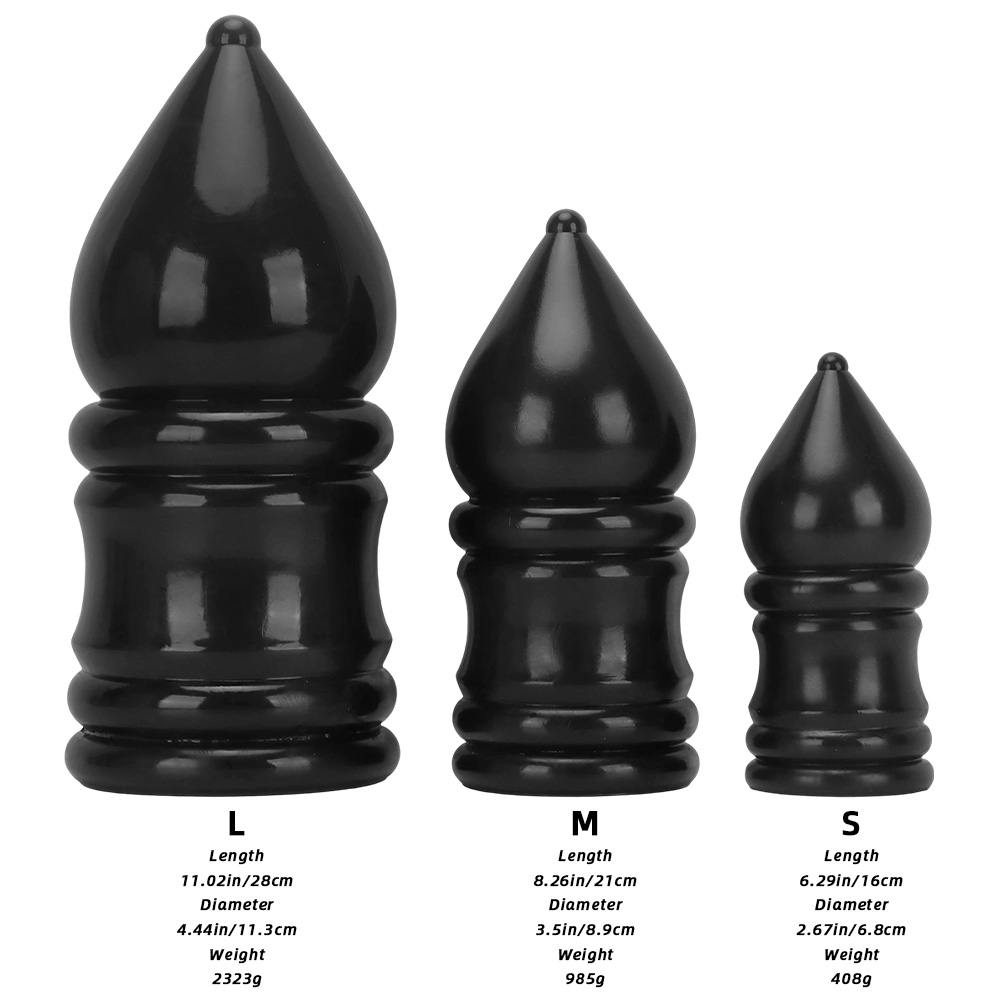 Huge Anal Plug Enlarges The Anus Big Dildo