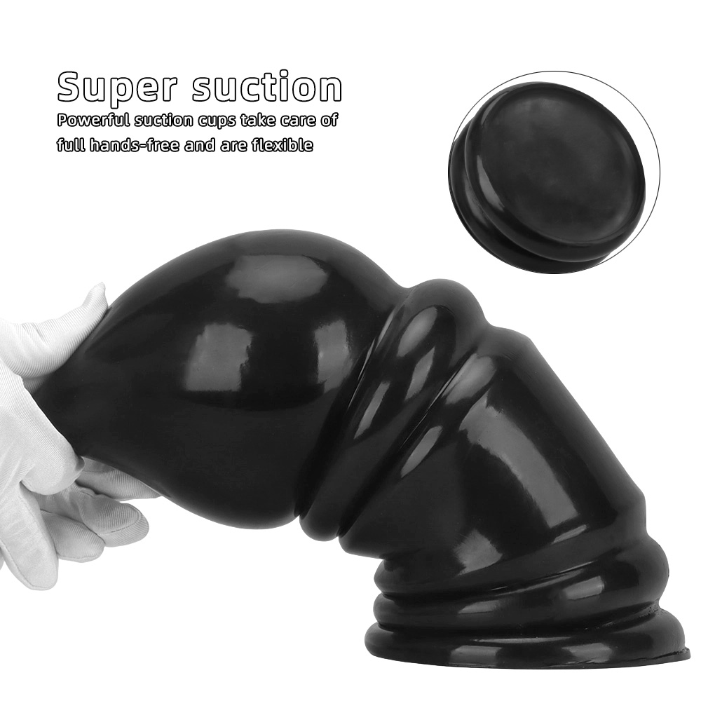 Huge Anal Plug Enlarges The Anus Big Dildo