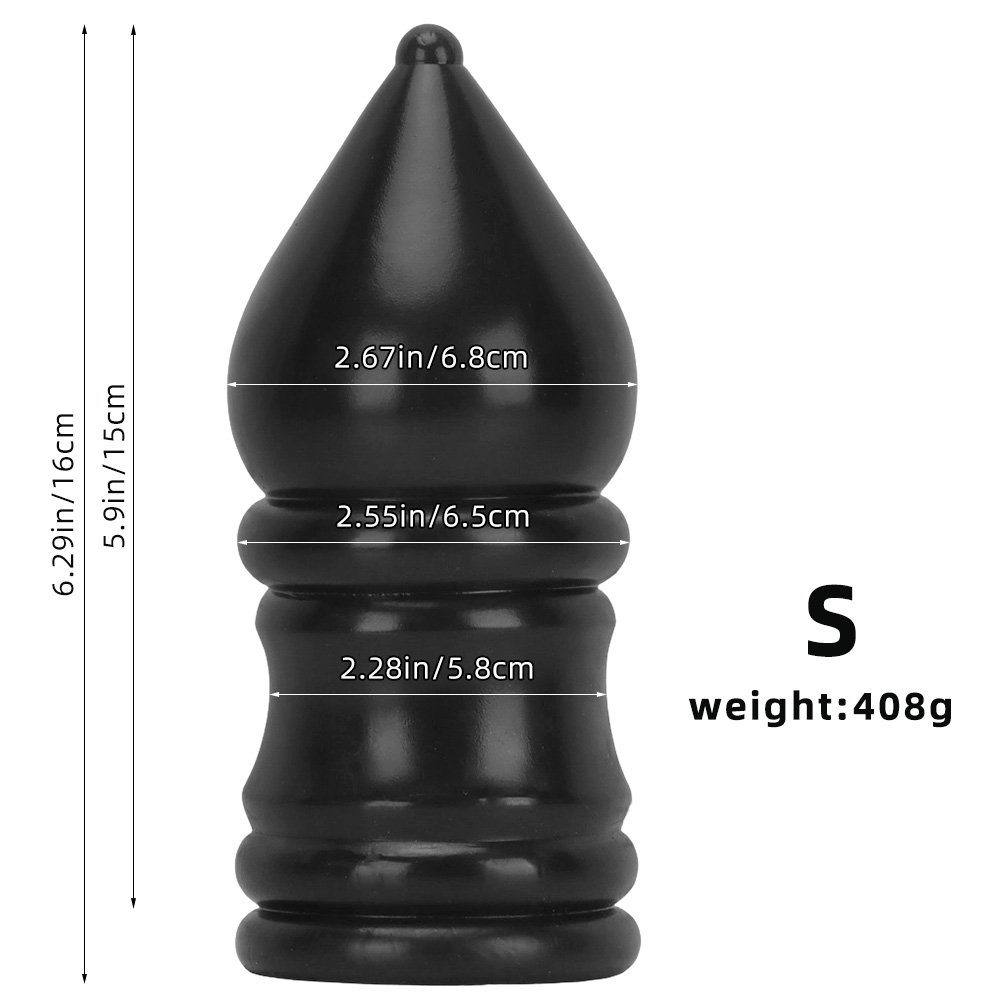 Huge Anal Plug Enlarges The Anus Big Dildo