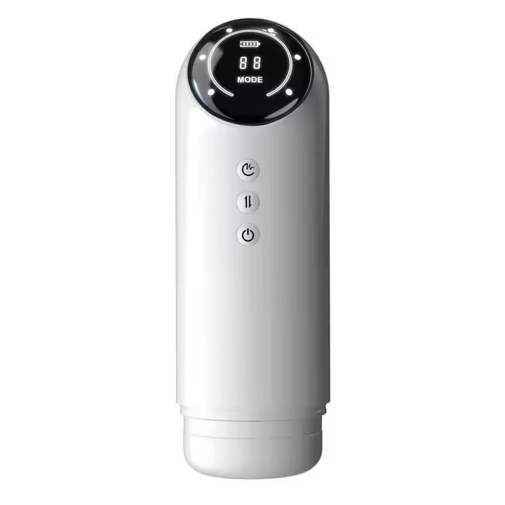 Automatic Male Masturbator With Telescoping Heating Vibrating Suction Functions