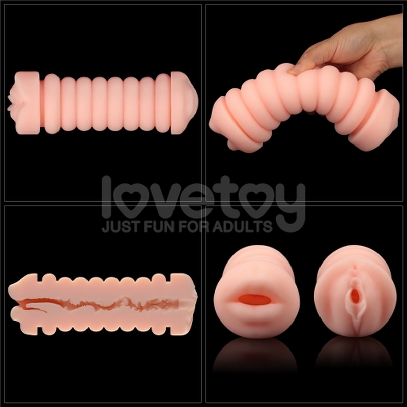 Virgin-skin Blowout Double Side Stroker Vagina and Mouth