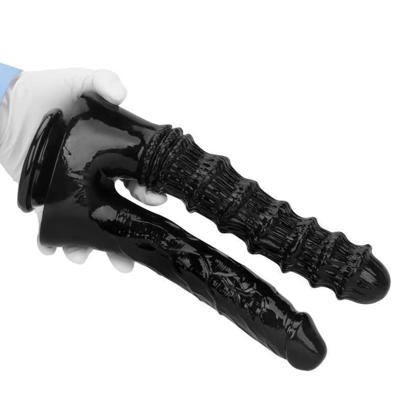 Twin lifelike PVC Double Dildo