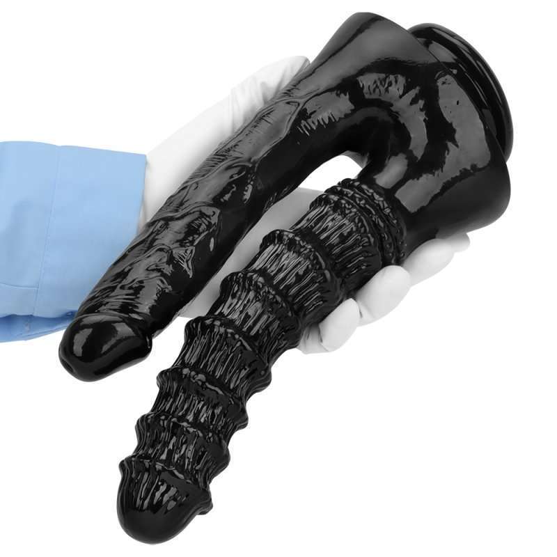 Twin lifelike PVC Double Dildo