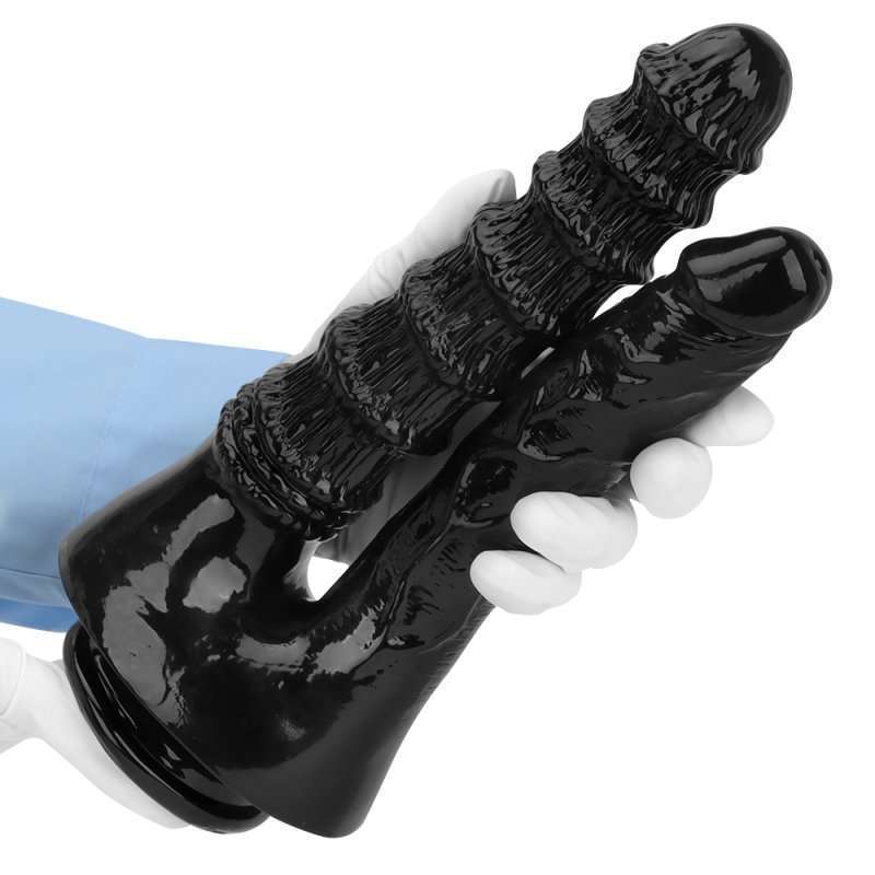Twin lifelike PVC Double Dildo