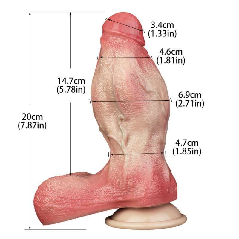 Realistic Skin Lifelike 8.67 inch Dildo
