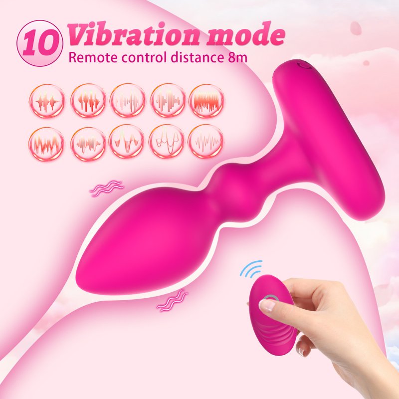Prostate Massage Vibration Butt Plug - wireless control