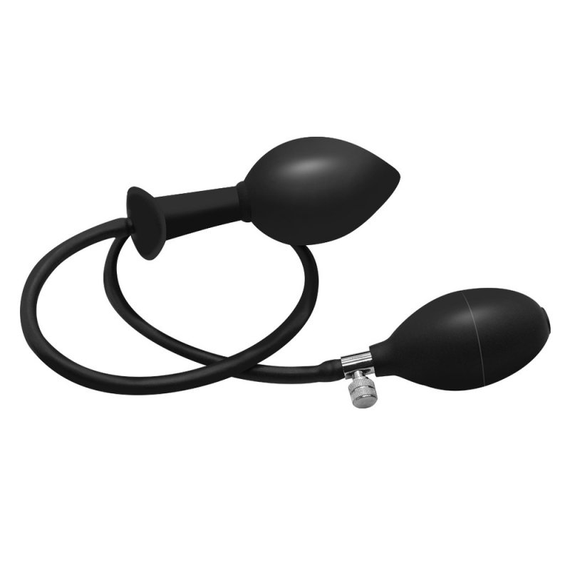 Inflatable Expanding Wearable Anal Plug - Lotus flower