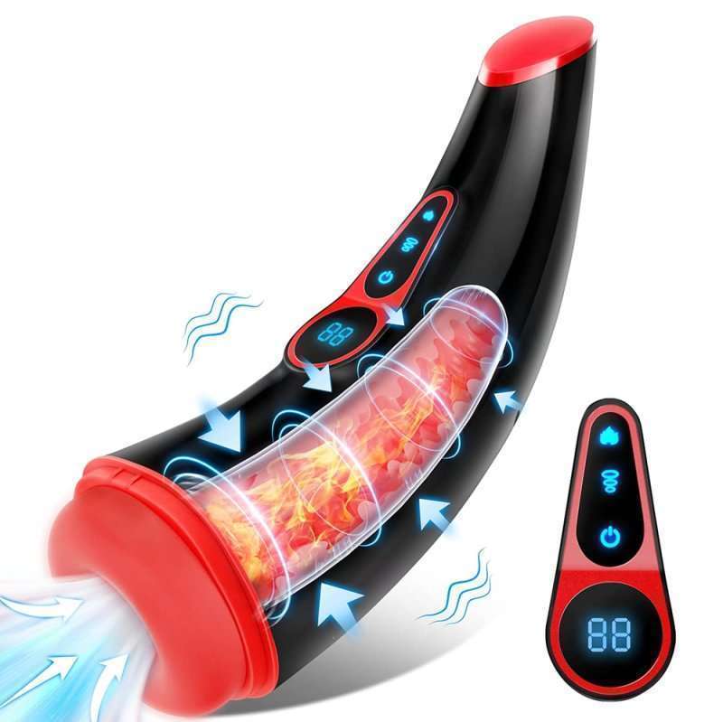 Powerful Sucking & Vibrating Heating Masturbator