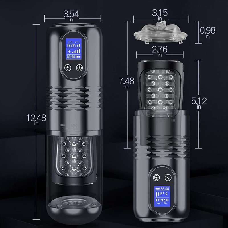 Innovative Motors Telescoping LCD Display Masturbator