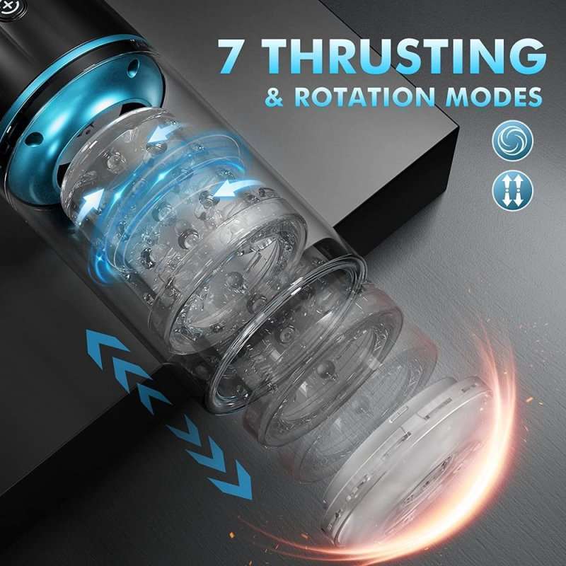 Thrusting & Rotating Male Masturbator