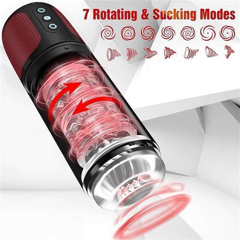 Men Self Sucking & Rotating Toy