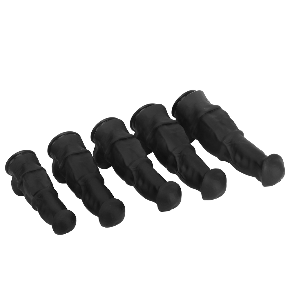 Black Big Fantasy Horse Dildo - 5 different sizes
