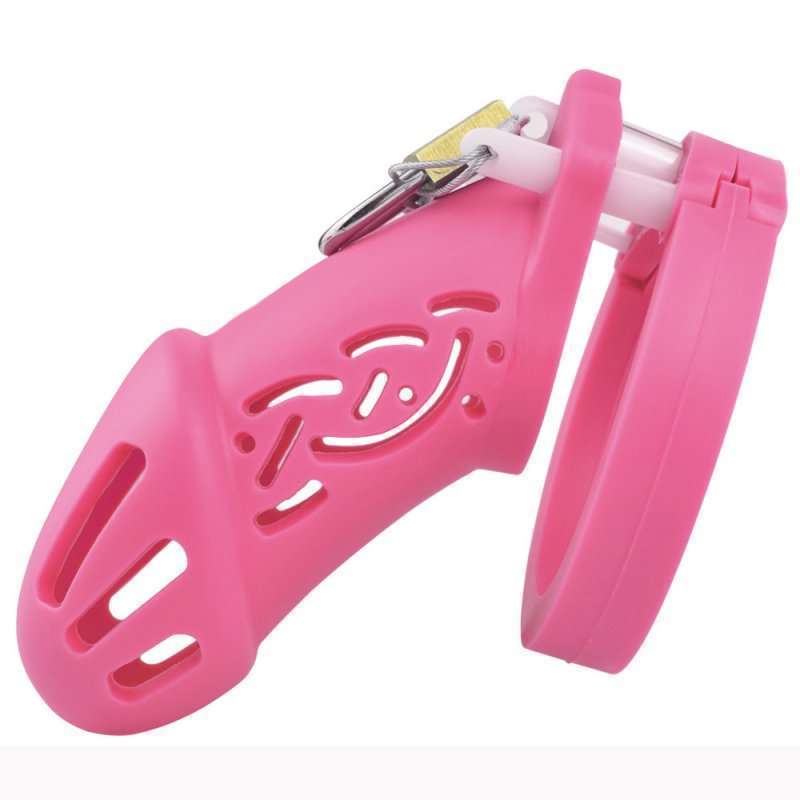 Silicone Cock Cage Chastity Cage - L