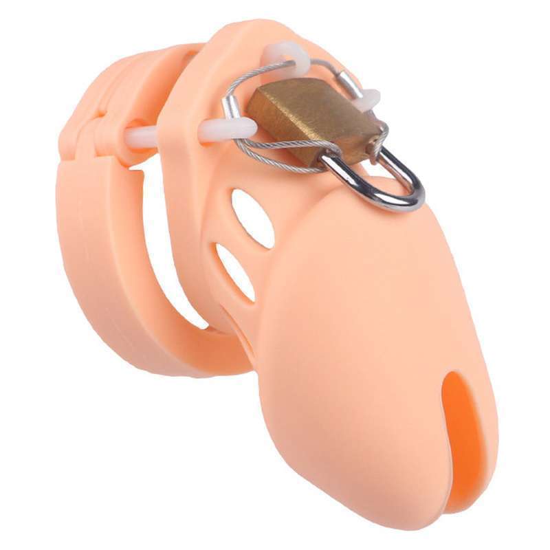 Silicone CB6000s Chastity Devices In Pink/Green/White/Flesh/Red