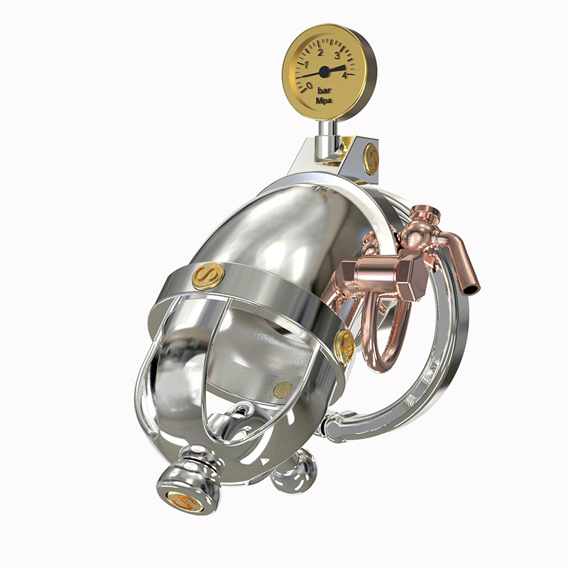 Steampunk Chastity Device Cock Cage