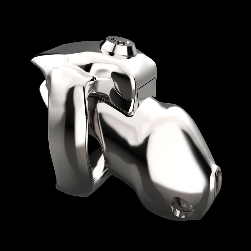 Press Key HT-V5 Male Chastity Cage - Metal