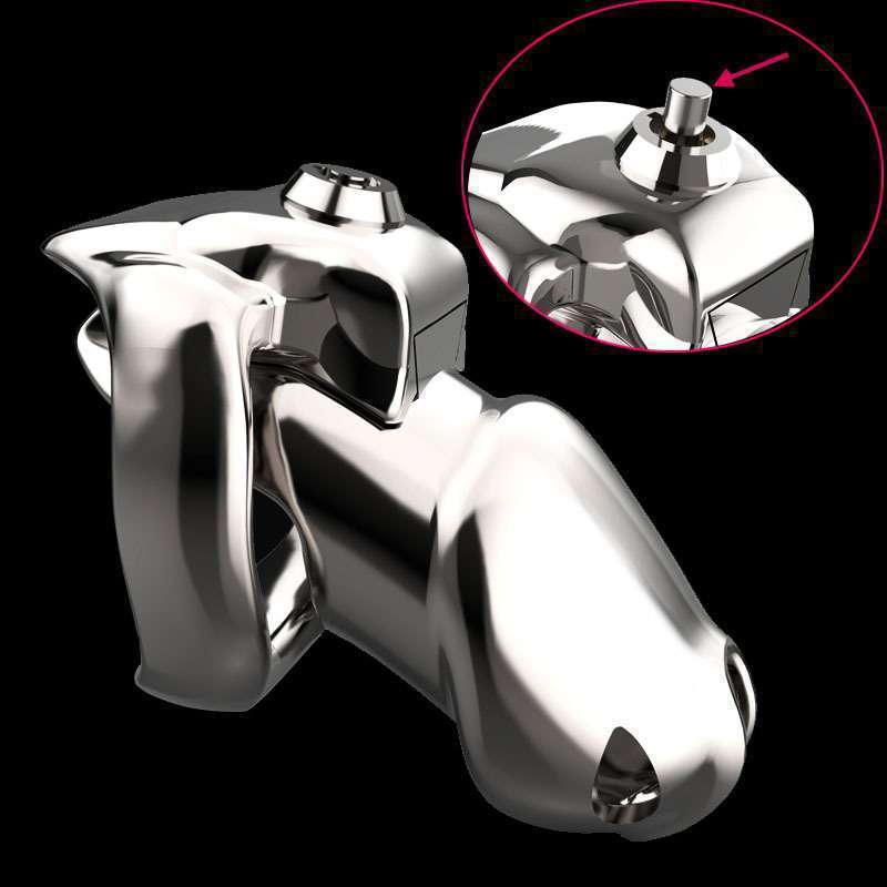 Press Key HT-V5 Male Chastity Cage - Metal