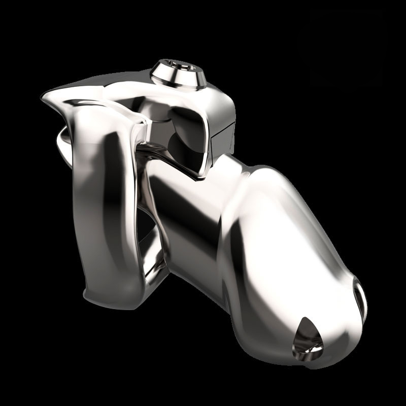 Press Key HT-V5 Male Chastity Cage - Metal