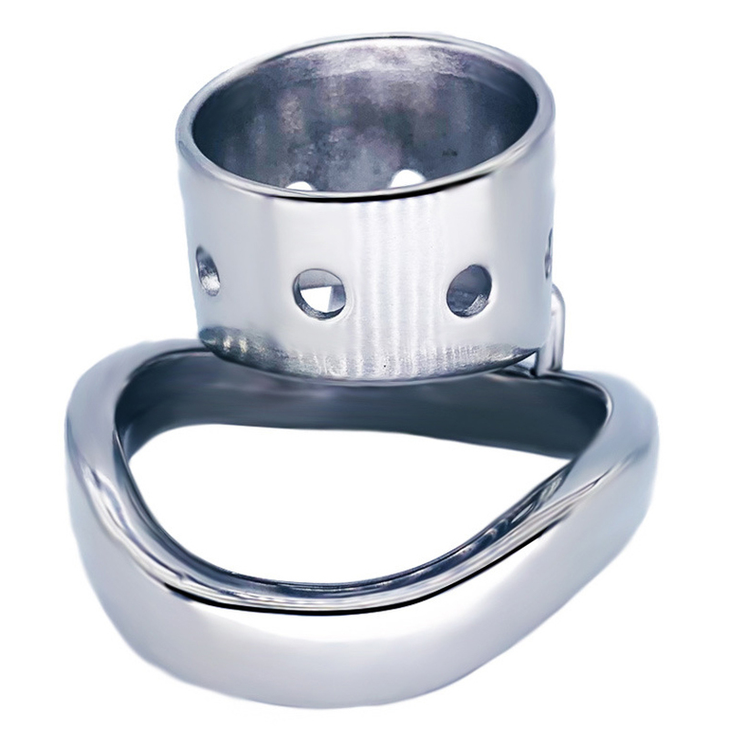 Bent Ring Cylindrical Short Chastity Lock