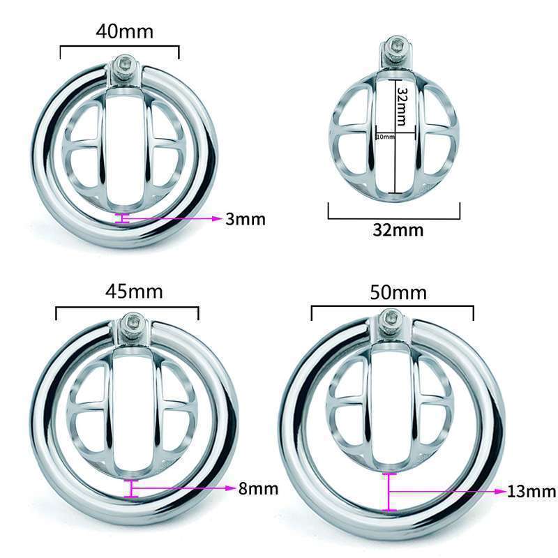 Hex Screw Steel Cock Cage