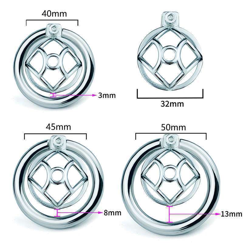 Hex Screw Cock Cage With Urethral Catheter