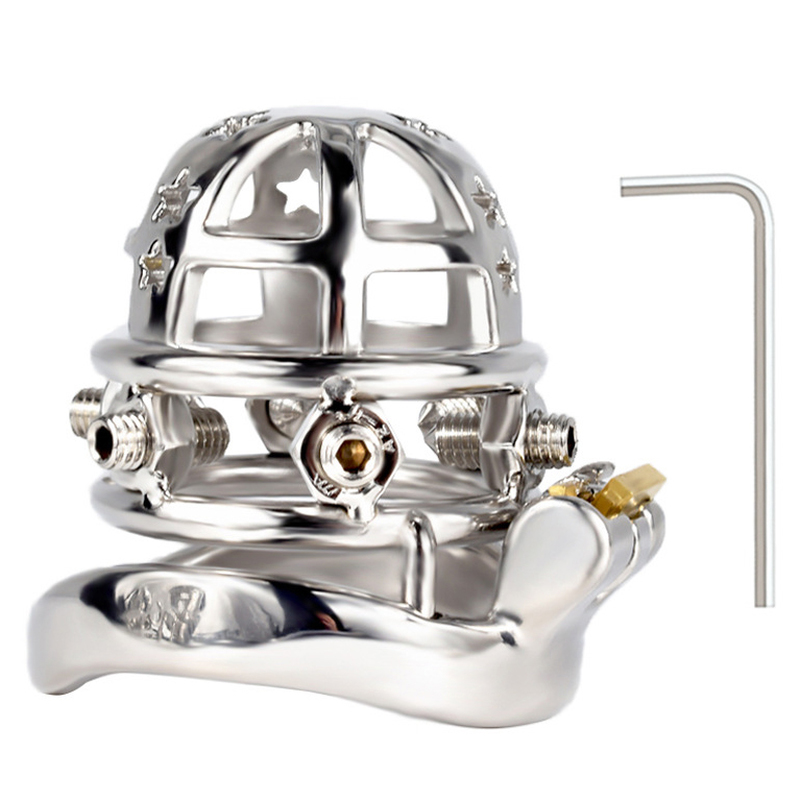 Star Chastity Cage With Spikes