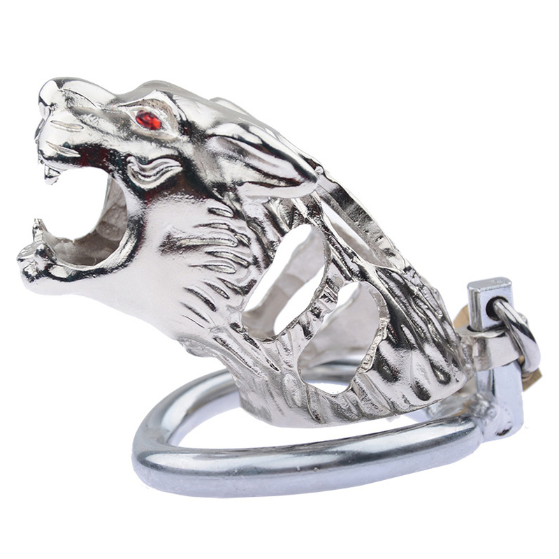 Tiger Chastity Cock Cage