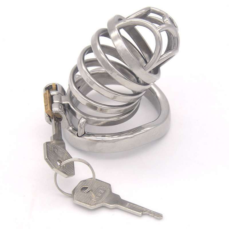 Rhombic Bend Ring Male Chastity Cock Cage