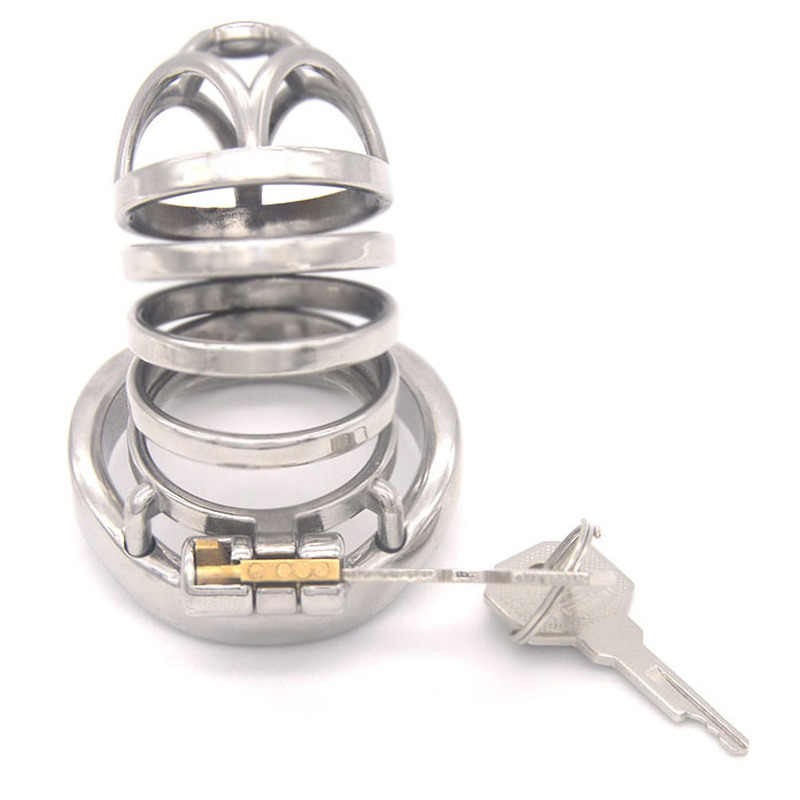 Rhombic Bend Ring Male Chastity Cock Cage